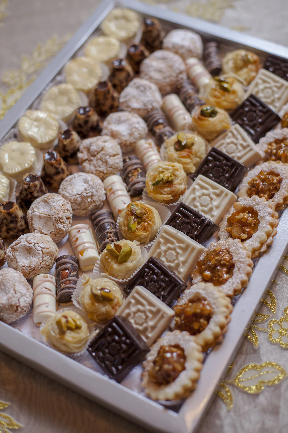 Assortiment de pâtisseries orientales